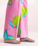 Printed Cambric Flared Pants