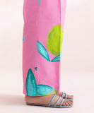 Printed Cambric Flared Pants