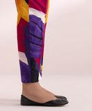 Printed Cambric Cigarette Pants