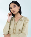 Embroidered Cotton Jacquard Shirt