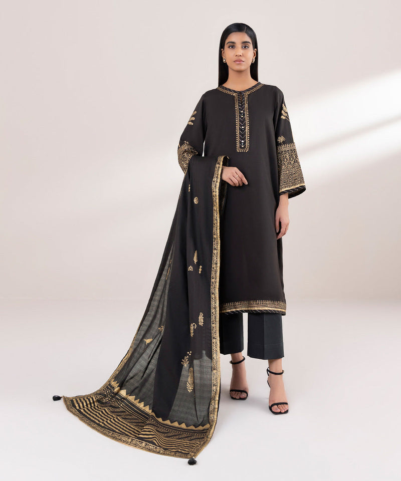 Block Printed Voile Dupatta