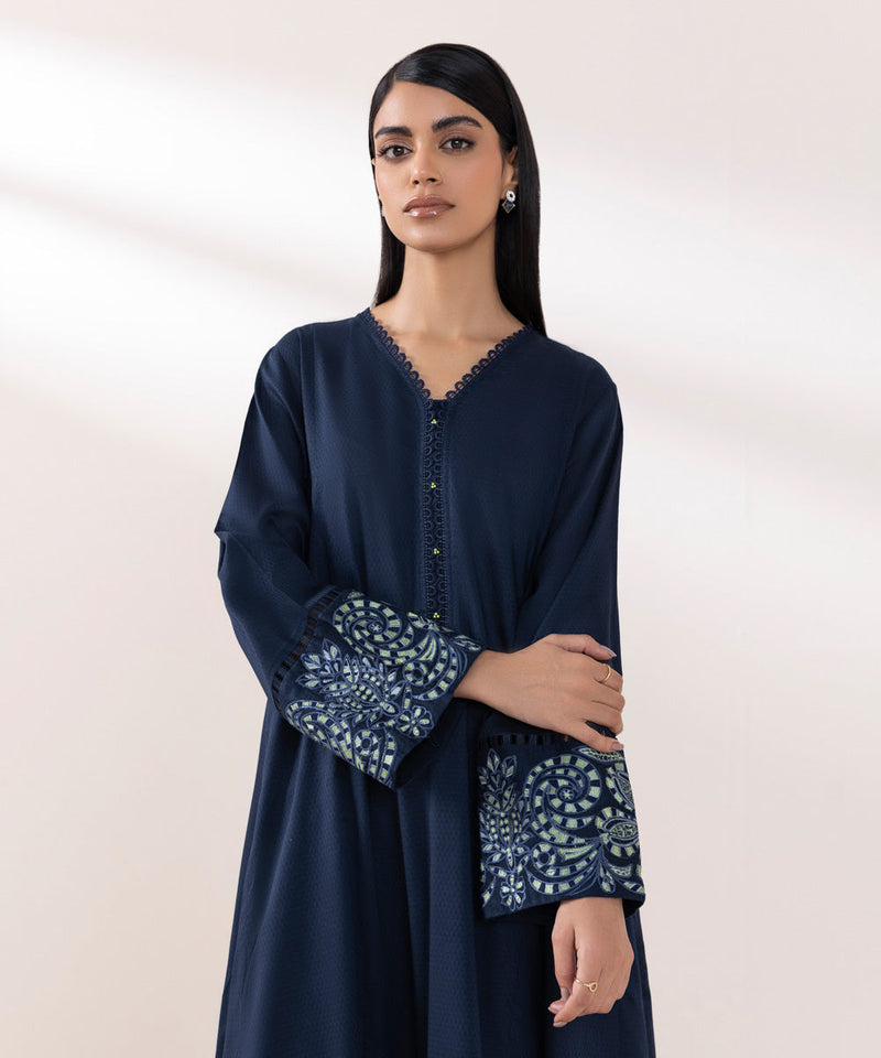 Embroidered Dobby Shirt