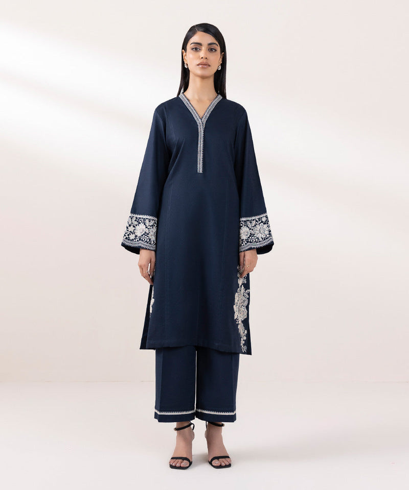 Embroidered Dobby Shirt