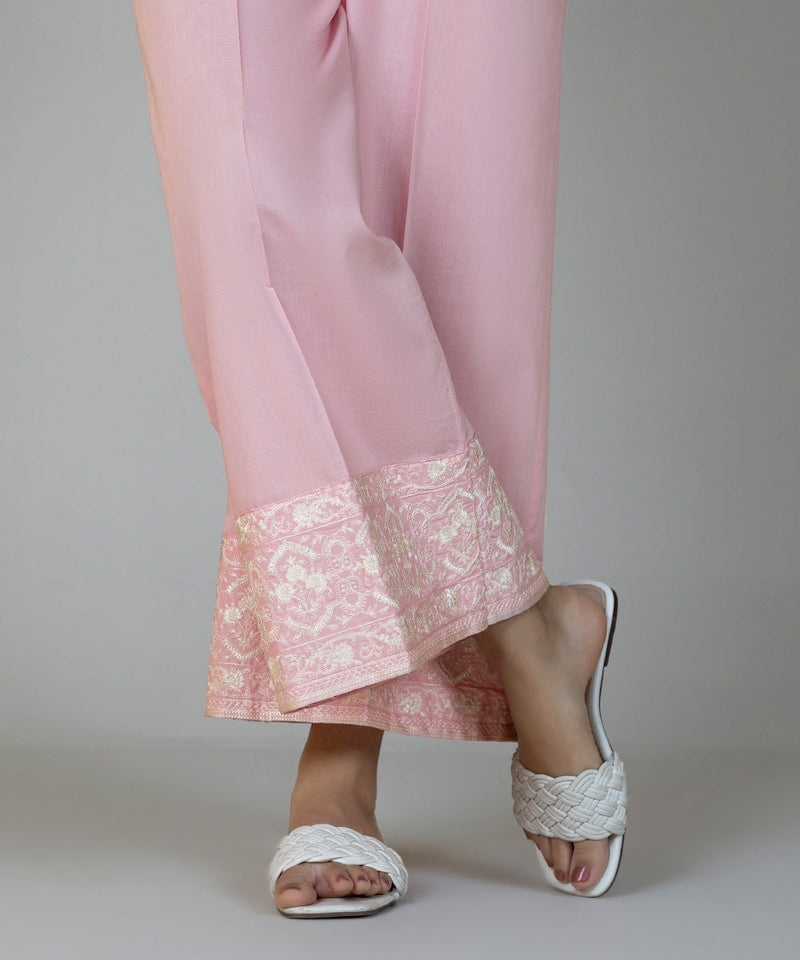 Embroidered Cambric Culottes