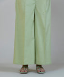 Cotton Jacquard Flared Pants
