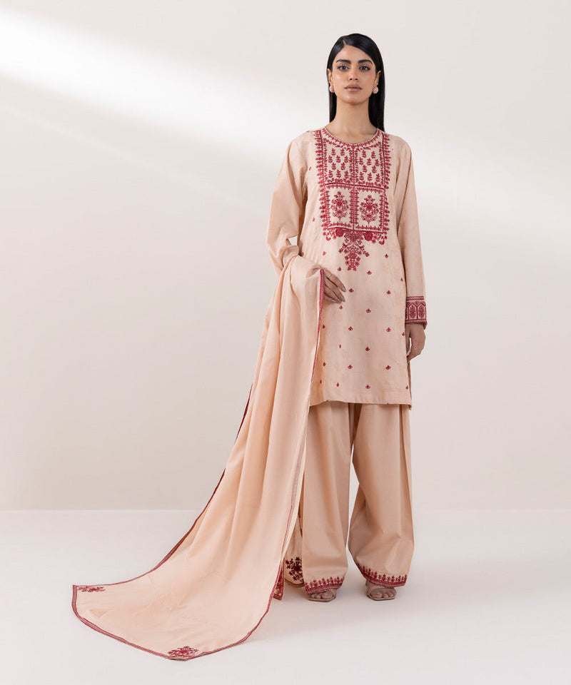 Embroidered Voile Dupatta