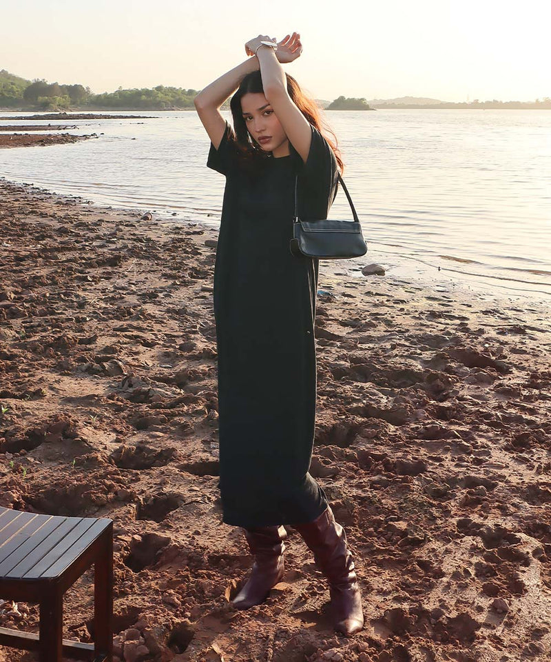 Ribbed T-Shirt Dress