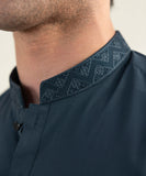 Embroidered Wash & Wear Suit