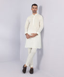 Schiffli Embroidered Cotton Suit