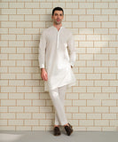 Schiffli Embroidered Cotton Suit