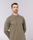 Schiffli Embroidered Cotton Suit
