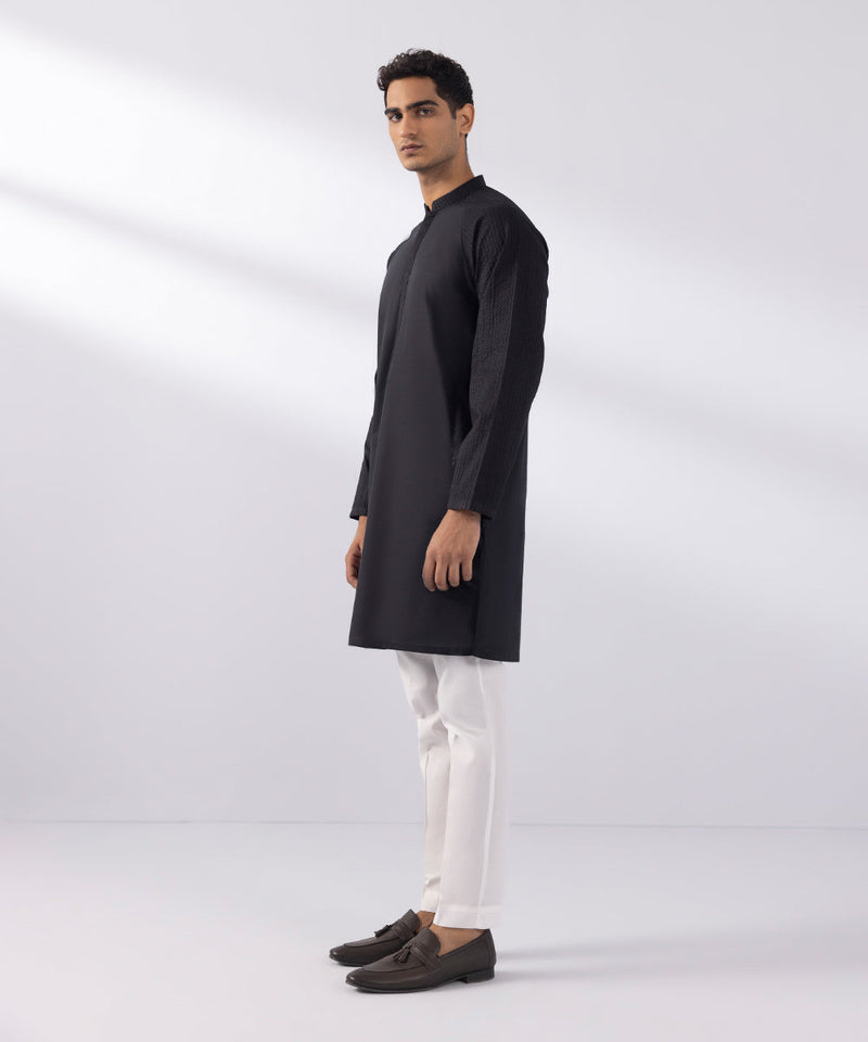 Embroidered Cotton Kurta