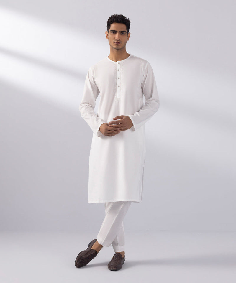 Embroidered Cotton Kurta