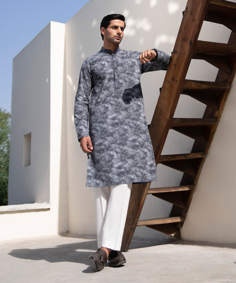 Digital Printed Cotton Kurta