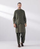 Embroidered Tropical Waistcoat