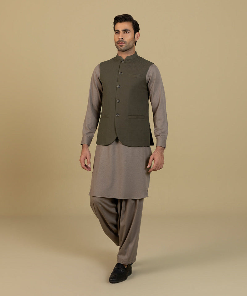 Blended Jacquard Waistcoat