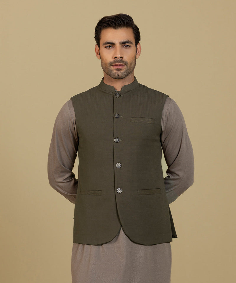 Blended Jacquard Waistcoat