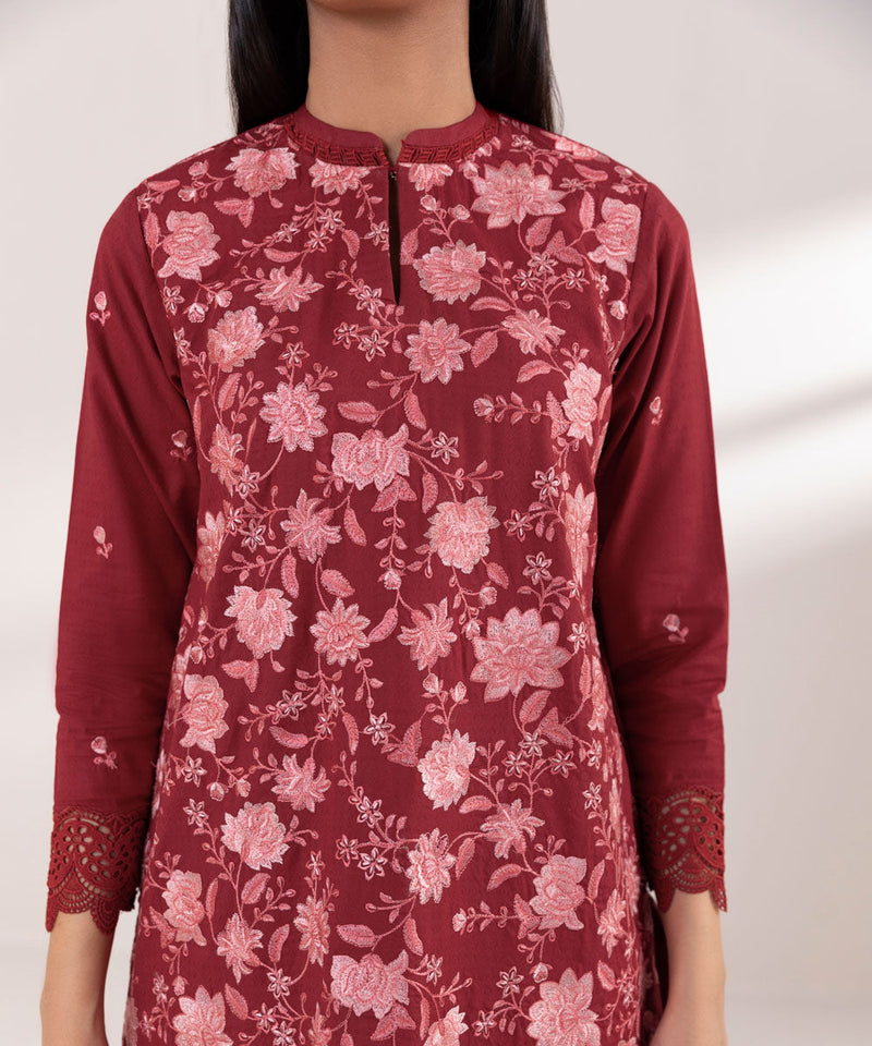 Embroidered Dobby Shirt