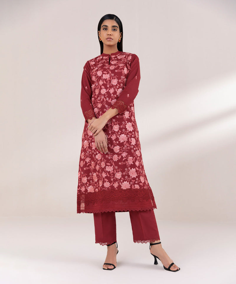 Embroidered Dobby Shirt