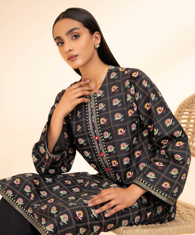 Embroidered Silk Shirt