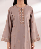 Embroidered Raw Silk Shirt