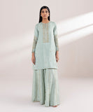 Embroidered Raw Silk Shirt