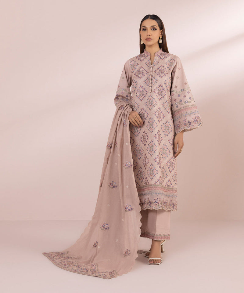3 Piece - Embroidered Lawn Suit