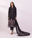 3 Piece - Embroidered Dobby Suit