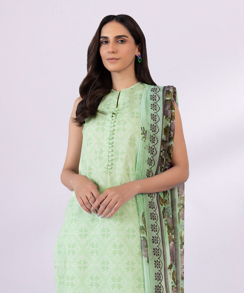 3 Piece - Printed Lawn Suit