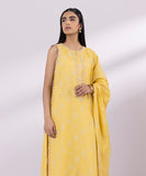 3 Piece - Embroidered Jacquard Suit