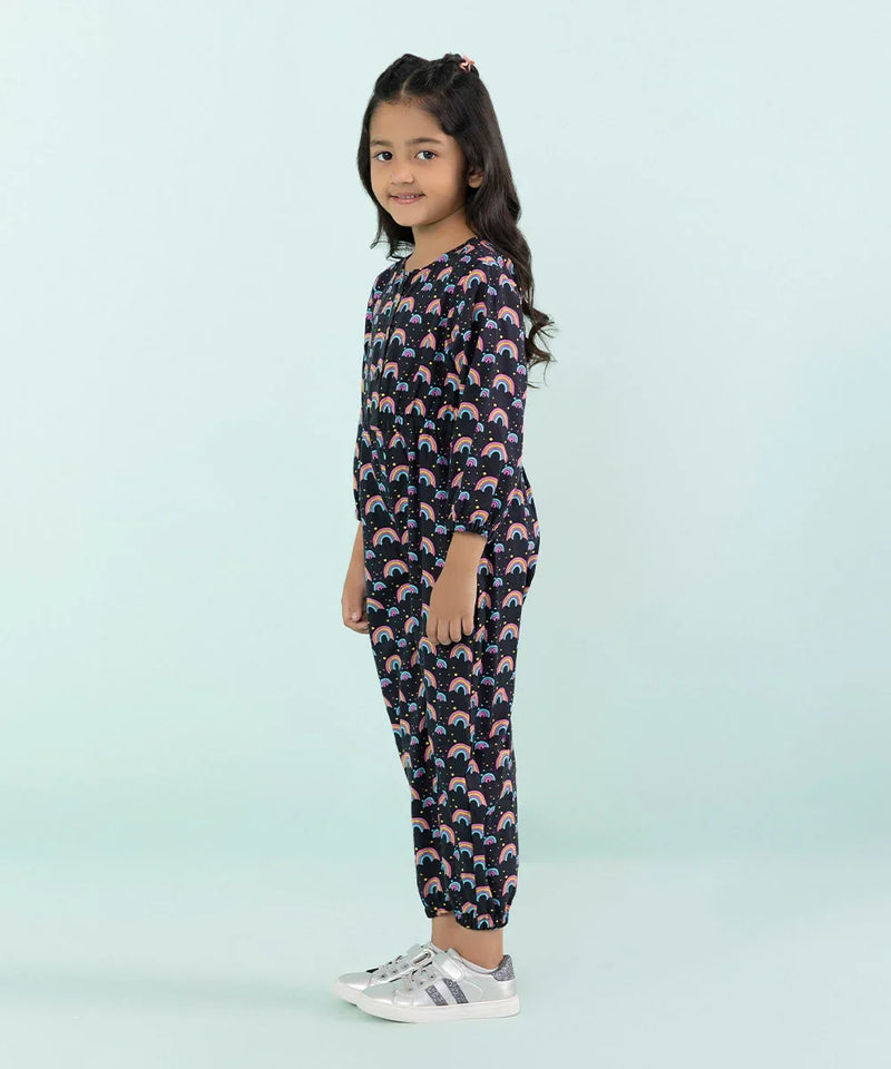 Printed Cambric Jumpsuit