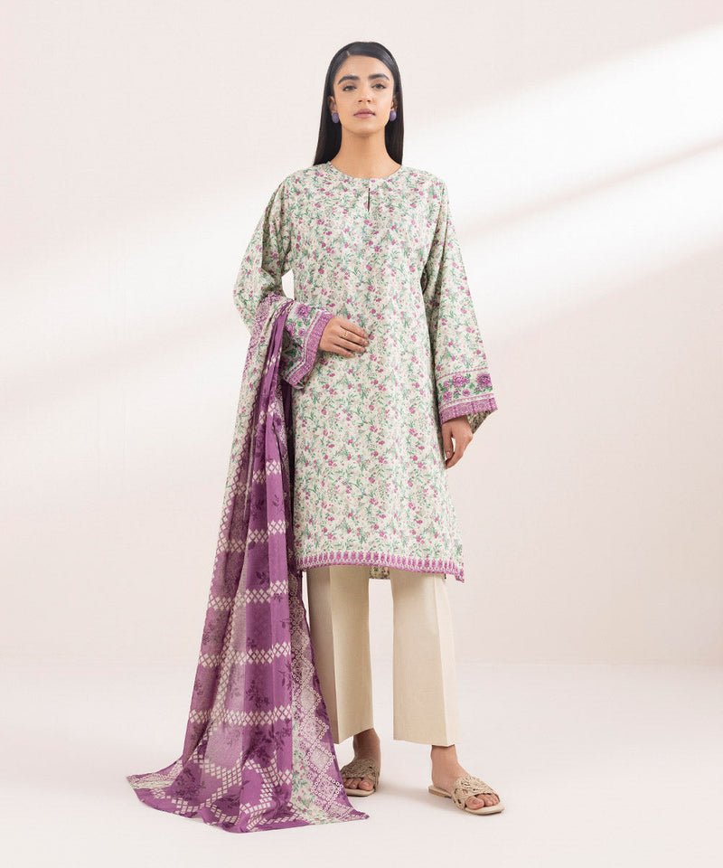 Printed Voile Dupatta