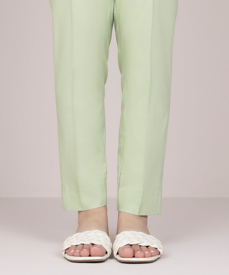 Cotton Viscose Cigarette Pants