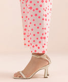 Printed Cambric Cigarette Pants