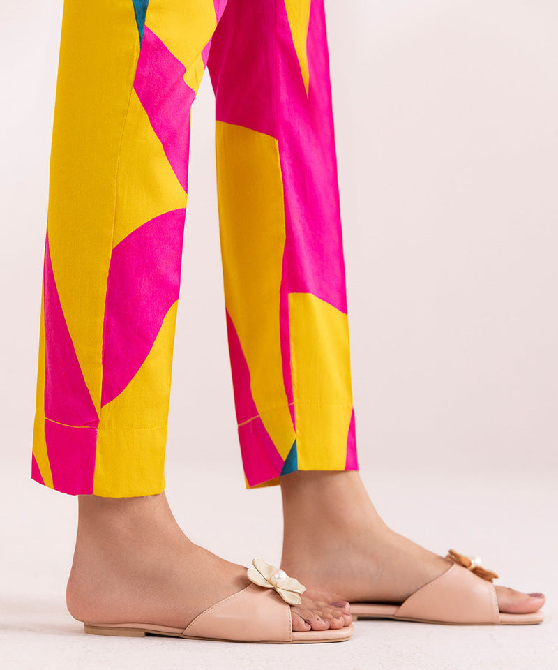 Printed Cotton Pants
