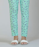 Printed Cambric Cigarette Pants