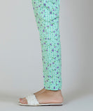 Printed Cambric Cigarette Pants