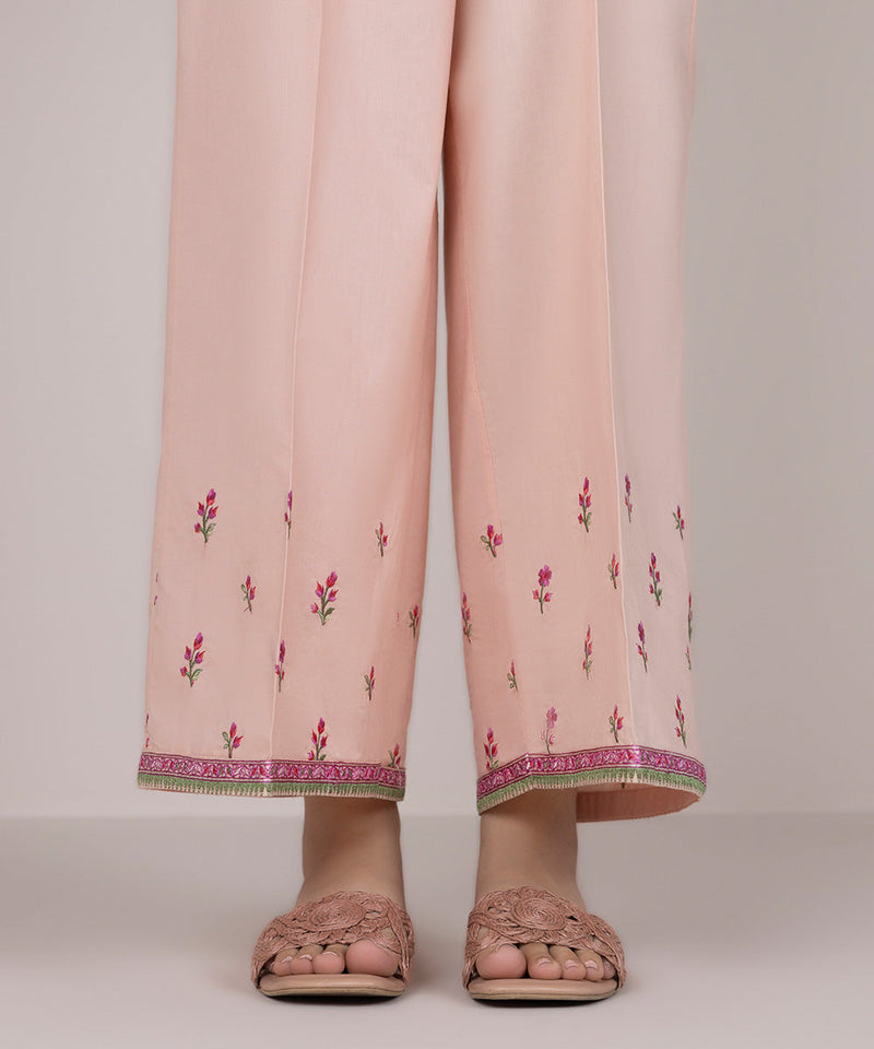 Embroidered Cambric Culottes
