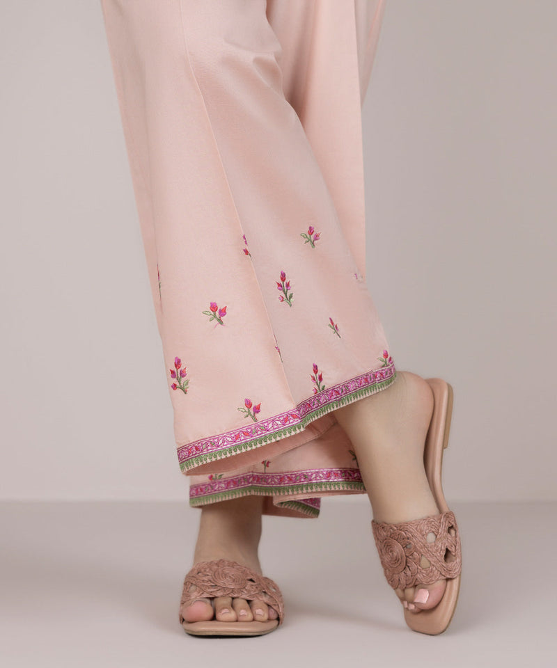 Embroidered Cambric Culottes