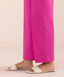 Solid Cambric Straight Pants