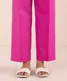 Solid Cambric Straight Pants