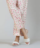 Printed Cambric Straight Pants