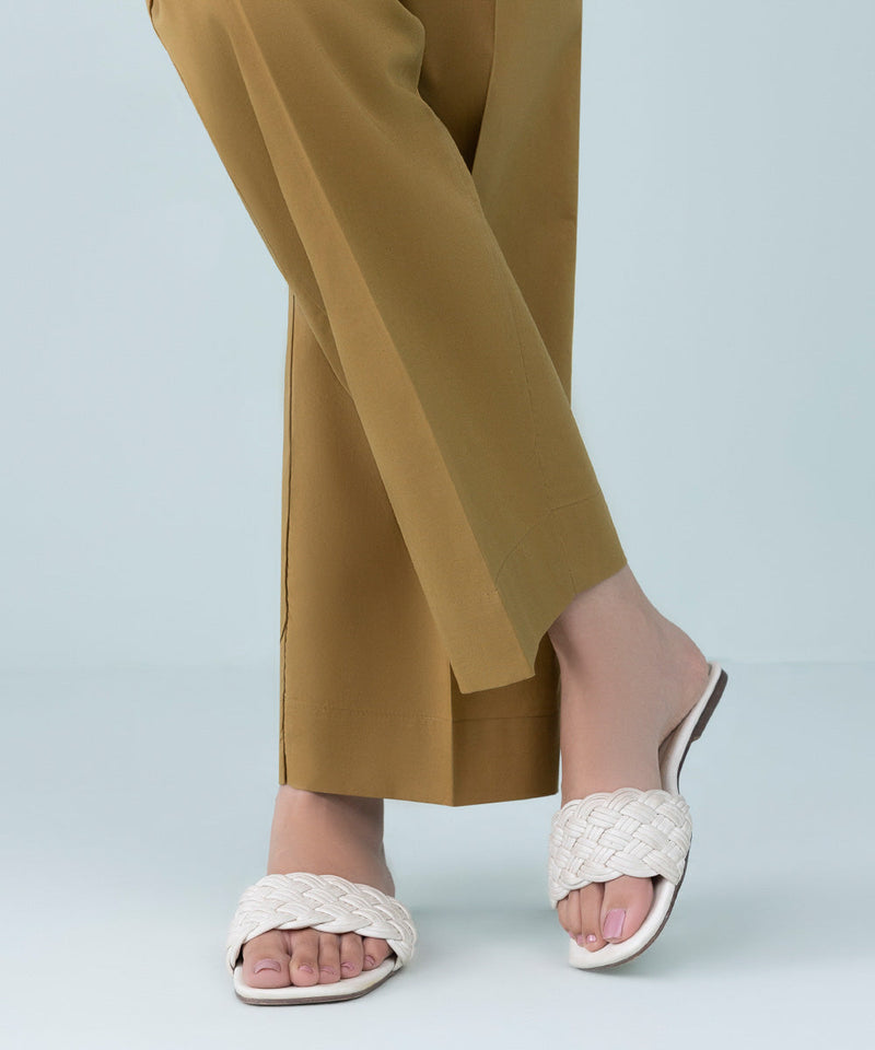 Cambric Straight Pants