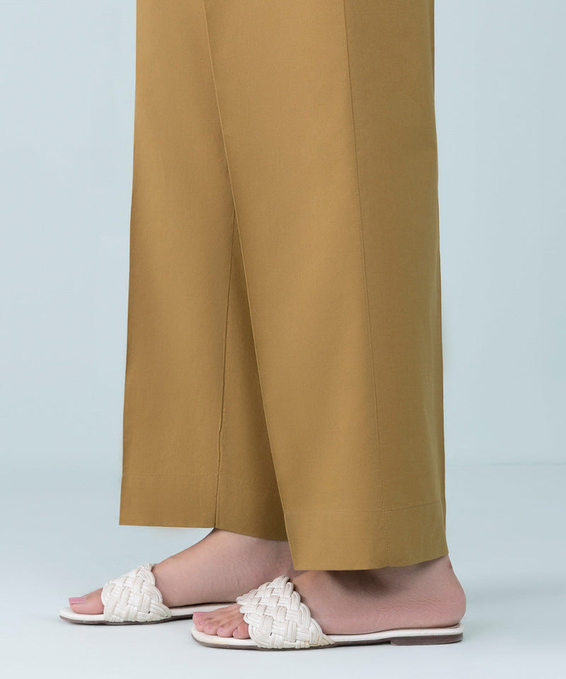 Cambric Straight Pants