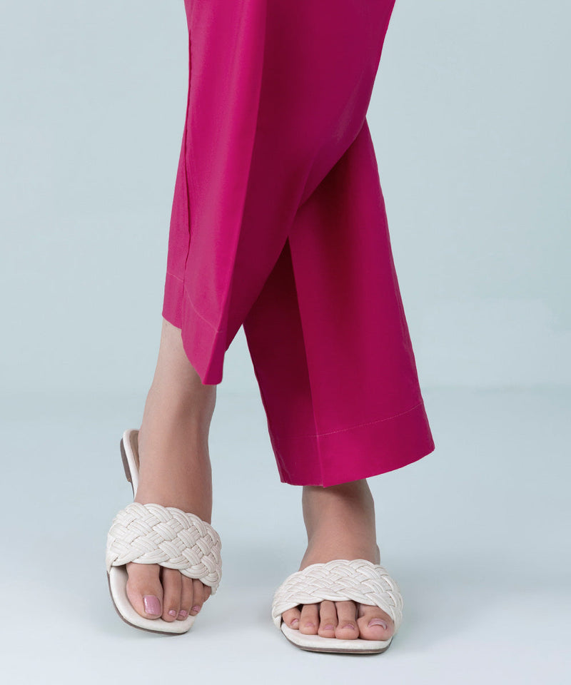 Cambric Straight Pants