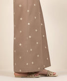 Embroidered Cambric Flared Pants