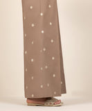 Embroidered Cambric Flared Pants