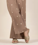 Embroidered Cambric Flared Pants