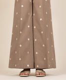 Embroidered Cambric Flared Pants