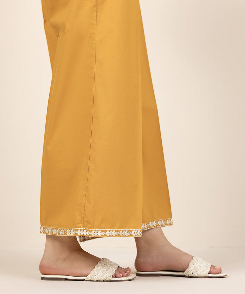 Embroidered Cambric Culottes